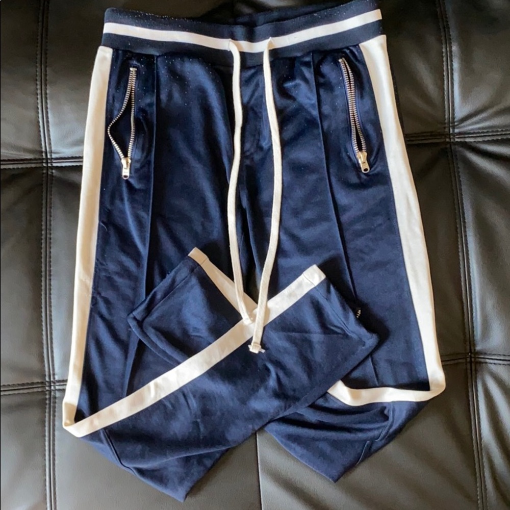 MNML Navy Track Pants